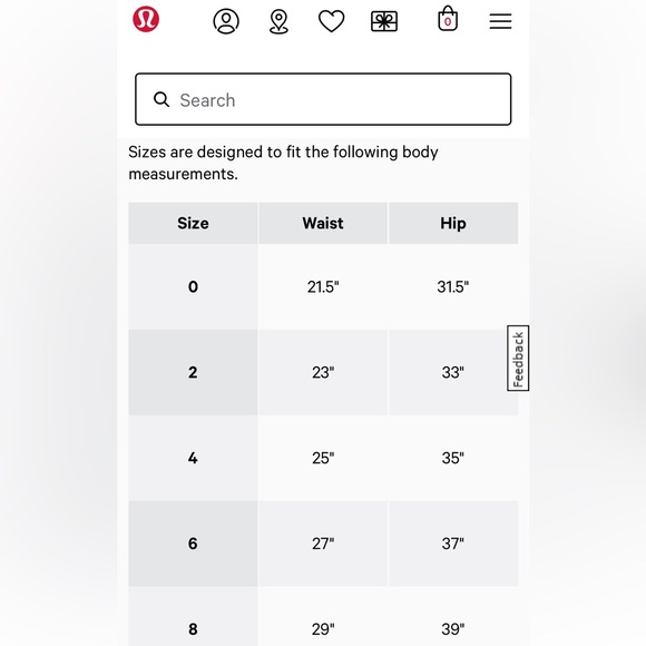 🖤Lululemon🖤Black,InStill High-Rise Tight 25”, size 16, NWT - Picture 10 of 16